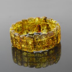 Classic style green beads bracelet